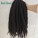 18 Zoll Synthetisches Yaki Marley Haar Zöpfe Häkel-Marley-Twist-Flecht-Haarverlängerungen für schwarze Frauen Afro Kinky Yaki Haar