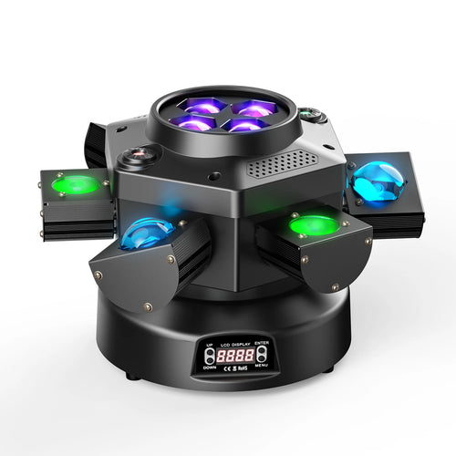 The Chroma Engine | 200W RGBW 4-in-1 Stage & Event Light with Starburst Effect