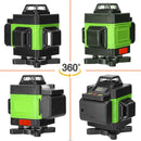 16/12 Lines 4D Laser Level green line SelfLeveling 360 Horizontal And Vertical Super Powerful Laser level green Beam laser level