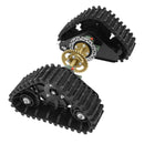 Pair Go Kart ATV UTV Buggy Quad Rear Wheel Snow Rubber Sand Tracks Snowmobile Rough Tire Surface  for Gasoline Motor, Snowmobile