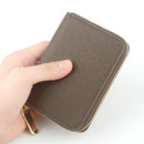 New Arrivals Monogrammed Initial Letters Genuine Saffiano Leather Wallet Zipper Luxury Men Women Short Purse Bifold t Coin Purse