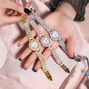 New stock! ! Women Bracelet Watches Steel belt Love Steel belt Rhinestone Quartz Wrist Watch Luxury Fashion Watch for women