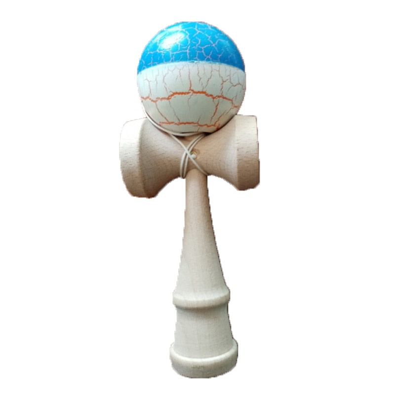 1 Piece Professional Bamboo Paint Wooden Kendama Balls Skillful Jumbo Kendama Juggle Game Balls Outdoors Toys for Children