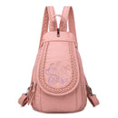 Hochwertiger Rucksack für Damen 2020 Neuer weißer Lederrucksack Schultasche für Teenager-Mädchen Weiblicher Reiserucksack Mochila