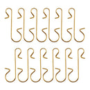 50pcs Christmas Ornaments Metal S-Shaped Hooks Holder Christmas Tree Ball Pendant Hanging Decorations for home Navidad New Year