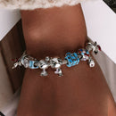 WOSTU New Design 925 Sterling Silver Family Beads Charms Fit Original Bracelet Pendant Fashion DIY Jewelry