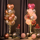 Light Up LED Balloon Stand Kit 13Pcs Balloons Reusable Clear Column Holder Set For Table Floor Wedding Birthday Party Supplies