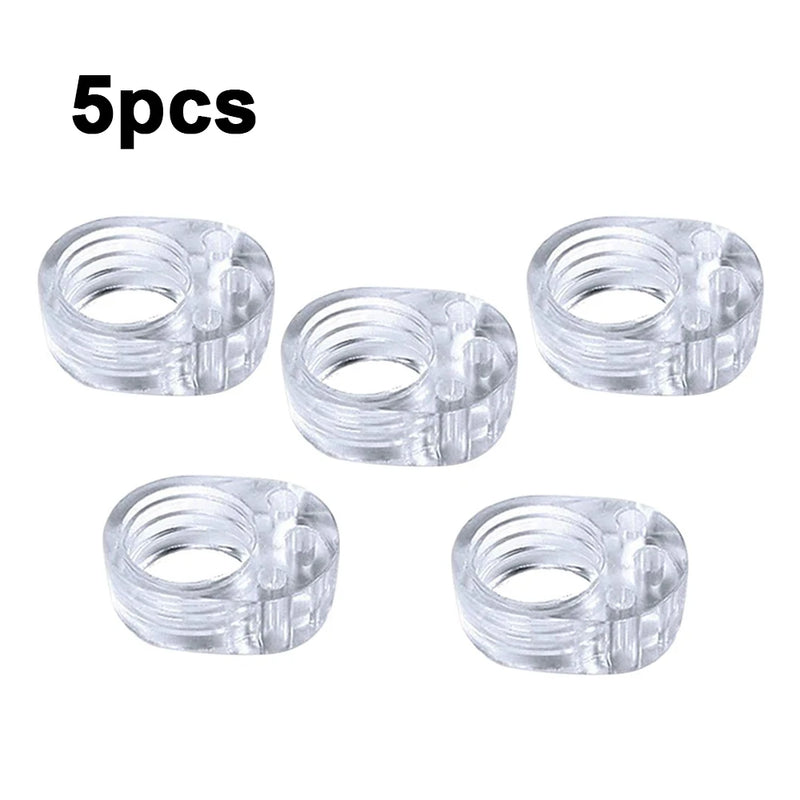5pcs Door Handle Stopper Transparent PVC Door Handle Buffer Wall Protection Shock Absorber for Office Home Kitchen Bedroom