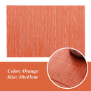 2/4/6Pcs Placemats PVC Dining Table Mat Weave Disc Pads Bowl Coasters De Cozinha 30*45cm Plate Bar Kitchen Coffee Table Mat