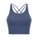 SHINBENE UPATED 2.0 Gym-Lauftops Damen Weiche Nylon Fitness Yoga Sport-BHs Tops Anti-Schweiß Gepolsterter Workout-BH
