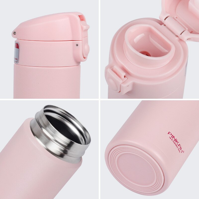 Pinkah Lightweight 316 Stainless Steel Flasks Coffee Tea Milk Travel Mug Thermo Bottle Gifts Thermo Cup For Car 510ml