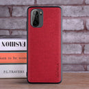 Case for Xiaomi Poco F3 Pro 5G NFC coque Luxury textile Leather skin soft hard phone cover for xiaomi poco f3 case funda capa