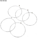 5Pcs Silver Tone Steel Strings E-1 for Acoustic Guitar Strings