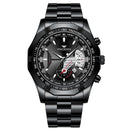 2023 Top Brand Luxury Watch Fashion Casual Military Quartz Sports Wristwatch Full Steel Waterproof Men's Clock Relogio Masculino