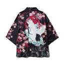 Bebovizi Male Kimono Cardigan Japanese Kimono Men Cardigan Shirt Blouse Yukata Men Haori Obi Traditional Samurai Clothing