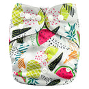 Pororo ecological diapers for baby girl boy Cloth diapers bamboo charcoal washable reusable diapers waterproof double leg gusset