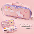 Unicorn Pencil Case Kawaii Papelaria Pen Cute School Pencil Bag Gift Box Estuche Escolar Astucci Kids School Supplies Stationer