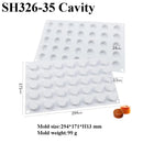 SHENHONG Multiple Mousse Cake Mold Cylinder-Shaped Silicone Mould Dessert Decoration Accessories Muffin Pan Baking Tools