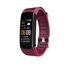 C5S Smart-Armband Blutdruckmessgerät Herren Damen wasserdicht IP67 Herzfrequenzmesser Smart Band Sportuhr-Armband