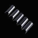 500pcs XL Long False Nail Tips C Curve  Artificial Square Full Cover Nails Tips Clear Manicure Extra Long False Nail Art Salon