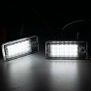 2 Stücke Canbus Auto Kennzeichenleuchte LED Weiß Heck Nummernschildbeleuchtung Direkter Ersatz 2 Jahre Garantie Für Audi A3 8p A4 B6 B7
