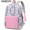 VASCHY Kinderrucksack Schultaschen für Kinder Kindergarten Vorschule Rucksack Cartoon Rucksack für Mädchen Jungen mit Brustgurt