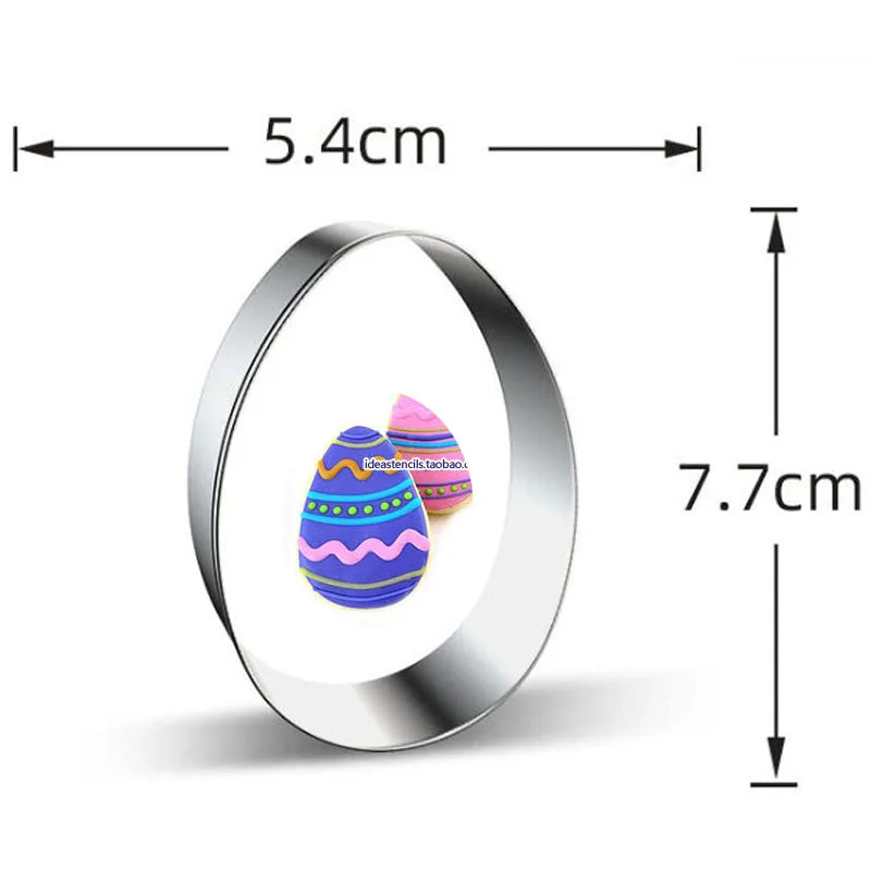 Easter chicken sheep rabbit egg butterfly metal cookie cutters party Biscuit mold fondant cake Pastry decor cupcake topper