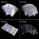 100PCS PVC Shrink Wrap Bags Plastic Film Shrink Wrapping Bags For Soaps Bottles Bath Bombs Packaging Gift Baskets