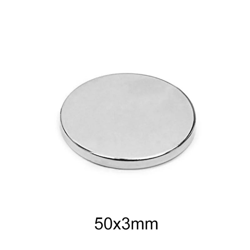 1/2/5/10PCS 50x3 Thin Big Round Powerful magnets 50mm X 3mm Neodymium Magnet Dics 50x3mm Cylinder Permanent Magnet Srtong 50*3