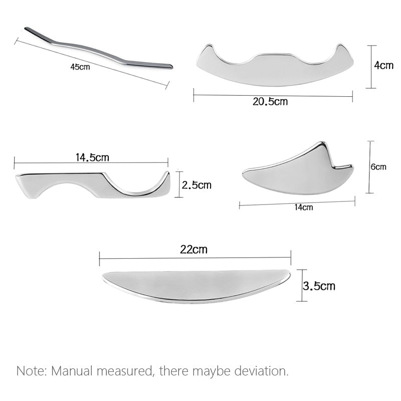 IASTM Therapy Massage Tools Deep Tissue Massage Fascia Recovery Muscle Mssager Guasha Scraping Board Gua Sha Scraper