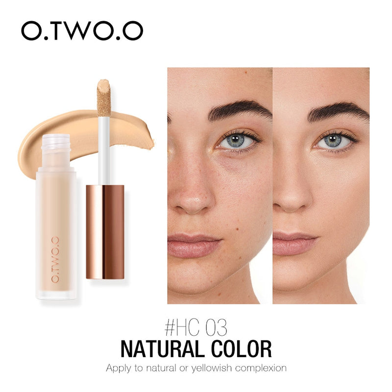 O.TWO.O Face Concealer Makeup Full Coverage Tattoo Dark Circles Modify Skin Tone Waterproof Long Lasting Liquid Concealer