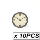 Custom Printed Clocks Tile Building Blocks  wall clock 1x2 2x2 MOC Decoration Bricks Round City Alarm Construction Toys