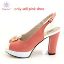 Neue Ankunft Italienische Schuhe mit passenden Taschen-Set, verziert mit Strass, Damen Schuhe und Taschen zum Anpassen Set Italien Party Pumps
