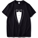 Koch T-Shirt Gefälschter Anzug Koch Gedruckt T-Shirts Baumwolle Lustig Sommer Top Hohe Qualität Locker Rundhals T-Shirt EU Größe