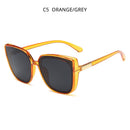 HOOBAN Brand Designer Cateye Women Sunglasses Retro Oversized Women's Sun Glasses Luxury Square Spectacles UV400
