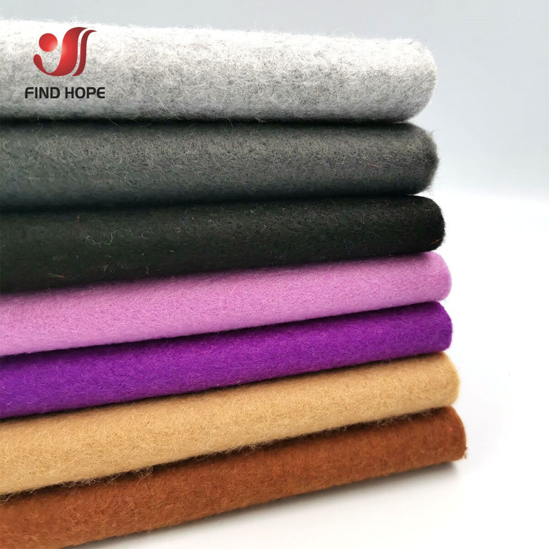 7 Rolls 20*90cm Soft Felt Fabric Non-woven Felt Fabric Sheet  DIY Sewing Dolls Crafts Material 1.4mm Thick