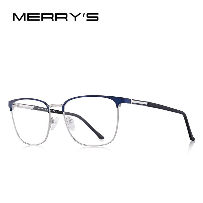 MERRYS DESIGN Men Luxury Alloy Optics Glasses Frames Male Square Ultralight Myopia Prescription Glasses Fashion Style S2058