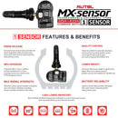 The Silent Sentinel | Autel MX-Sensor Dual-Frequency TPMS 4-Pack
