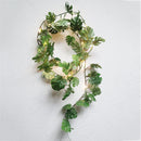 Ivy Eucalyptus leaves Leaf fairy lights led string lights,garland wedding home decoration, mini led copper lights