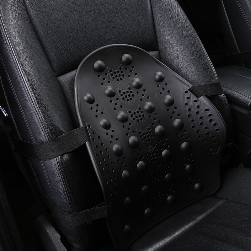 1PCS Universal Car Back Support Chair Massage Lumbar Support Waist Cushion Mesh Ventilate Cushion Pad For Car Office Home