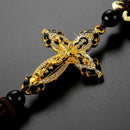 Jesus Figurine Cross Car Pendants Auto Decoration Hanging Automobiles Rear View Mirror Christian Suspension Decor Accessories