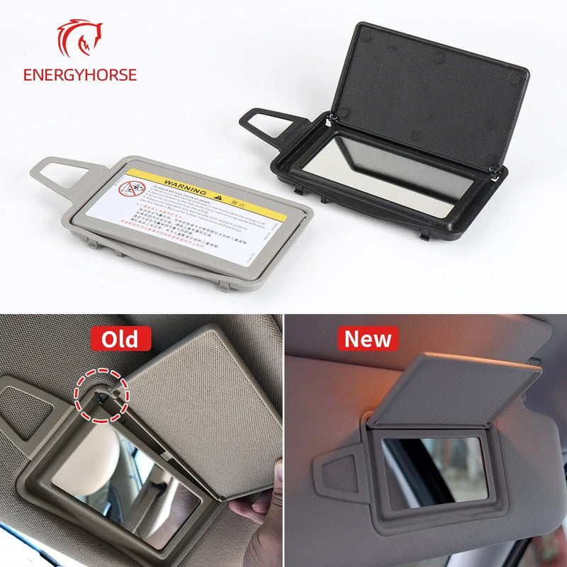 For Mercedes W211 W219  New Car Sun Visor Mirror Cover Makeup Mirror Cover For Benz E CLS Class E200 CLS300 2118100410