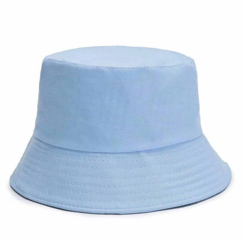 New Unisex Summer Bucket Hat Women Outdoor Sunscreen Fishing Hunting Cap Men Sun Prevent Hats Custom Print Logo Text Fishman Hat