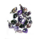 5pcs/lot Natural Amethysts Pendant Irregural Shape Small Pendnat Charms for Making Women DIY Necklace Size 10x25-15x35mm