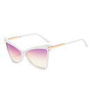 Sexy Women's Cat Eye Sunglasses Metal 2020 Fashion shades Luxury Oversized Sunglasses Female Lady Triangle Eyewear Accessories