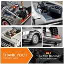 WELLY 1:24 the film Back to the Future Car Alloy Car Model Simulation Car Decoration Collection Gift Toy Die Casting Model