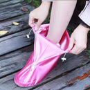 Herren Damen Überschuhe für Regen Flache Stiefeletten Abdeckung PVC Wiederverwendbare Rutschfeste Abdeckung für Schuhe Mit Interner Wasserdichter Schicht