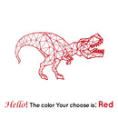 Geometrische Tyrannosaurus Wandaufkleber Dinosaurier Wandtattoos Für Babyzimmer Deko Wandkunst Schlafzimmer Geschenk Für Kinderzimmer Deko