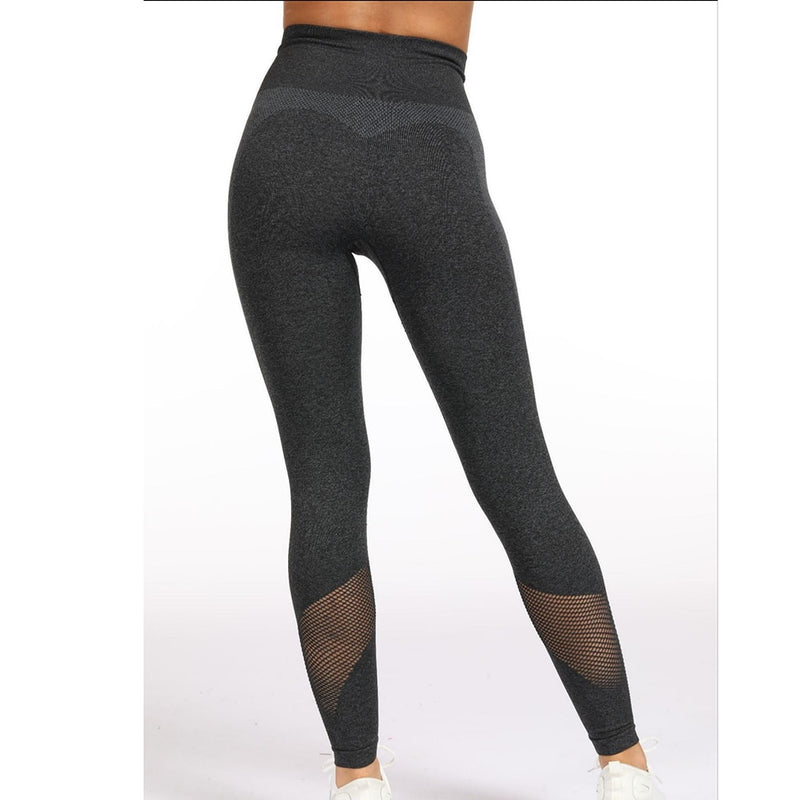 High Waist Fitness Gym Legging Women Seamless Energy Tights Workout Running Activewear Yoga leggins Hollow Sport Trainning Short