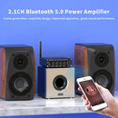 Newest Fosi Audio BT30D Bluetooth Sound Power Amplifier 2.1 Channel Bass & Treble Control Amp Audio Subwoofer 100W + 50W x2